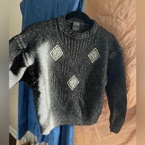 ✨🗝️ 80’s Wool, Silk, & Cashmere Cropped Sweater🗝️✨